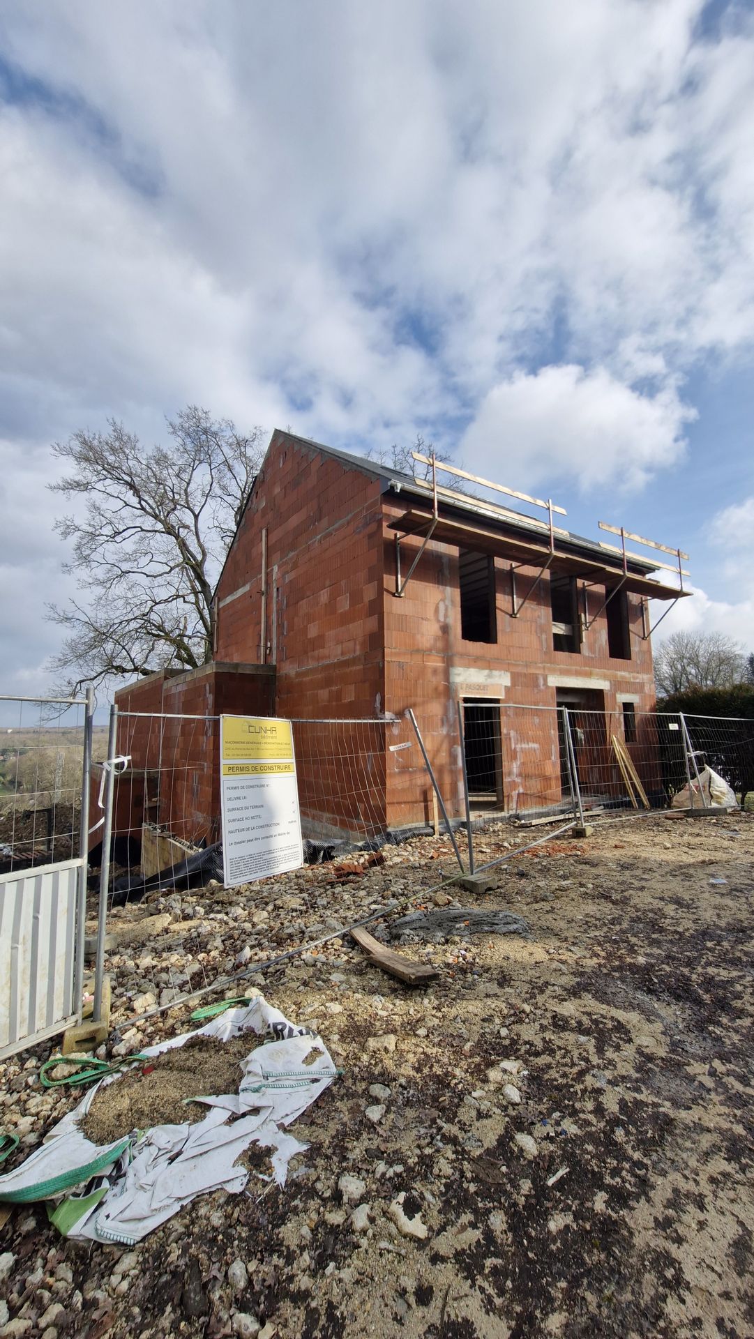 maçonnerie maison en brique d'architecte cunhabatiment.fr