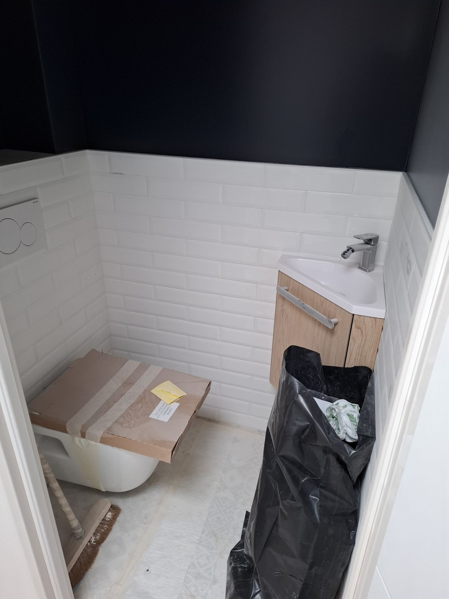 carrelage petits carreaux WC cunhabatiment.fr