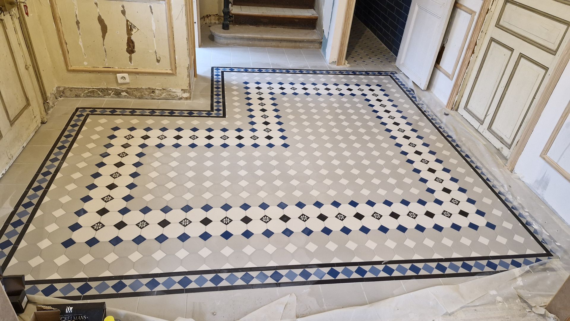 mosaïque tapis de carrelage petits carreaux cunhabatiment.fr